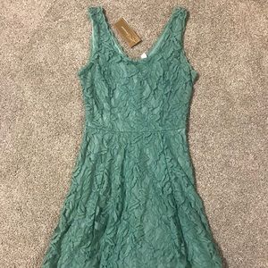 Green Lace Dress